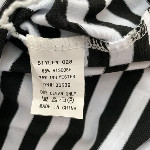 Striped Strapless Maxi Dress - Picture 9 of 9